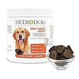 MEDIDOG Zeggi Weggi 400g Premium Schutz Drops für Hunde, Kaltgepresst und Getreidefrei, mit Schwarzkümmelöl, Kokosöl und Zistrose, Hypoallergen