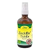 cdVet ZeckEx Zeckenabwehr-Spray 100 ml - Sofortschutz mit Langzeitwirkung für Mensch und Tier, natürliches Zeckenmittel ohne synthetische Zusatzstoffe, dermatologisch getestet