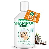 Silberkraft Neemöl Hundeshampoo 500ml Hunde & Welpen - Pflegeprodukt sensitiv Shampoo gegen Juckreiz und Geruch, Shampoo Hunde für gepflegtes Fell