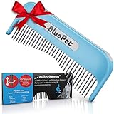 Bluepet® Katzenkamm Zauberkamm für Langhaar - entfernt Knoten - Hundekamm - auch als Katzenbürste einsetzbar - Bürste für Hund & Katze