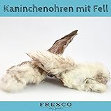 Fresco Dog Kaninchenohren mit Fell 500g